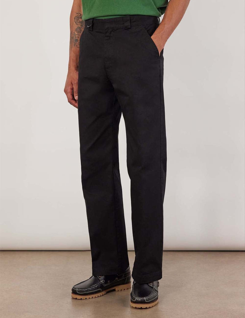Percival Stay Press Auxiliary Trousers (Cotton Twill Canvas) - Black
