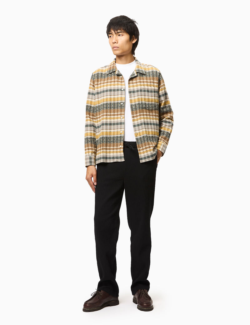 Percival Consign Ashdown Shirt (Cotton) - Blue