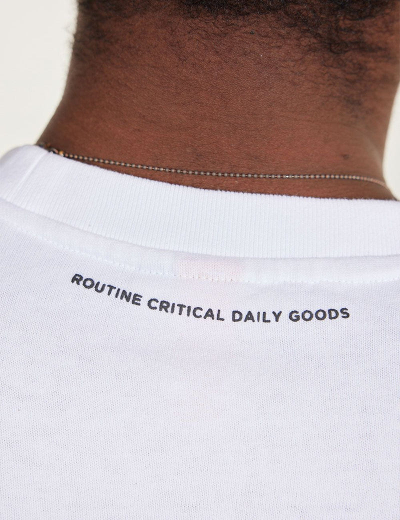Percival Koi Carp Oversized Auxiliary T Shirt  (Organic Cotton) - White