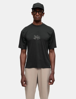 Portal Lateral Peak T-Shirt - Black Beauty