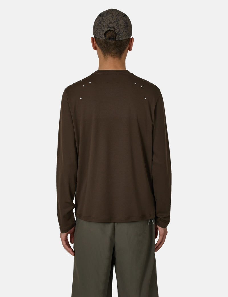 ROA Fireflies Base Layer Fast Dry Long Sleeve - Brown