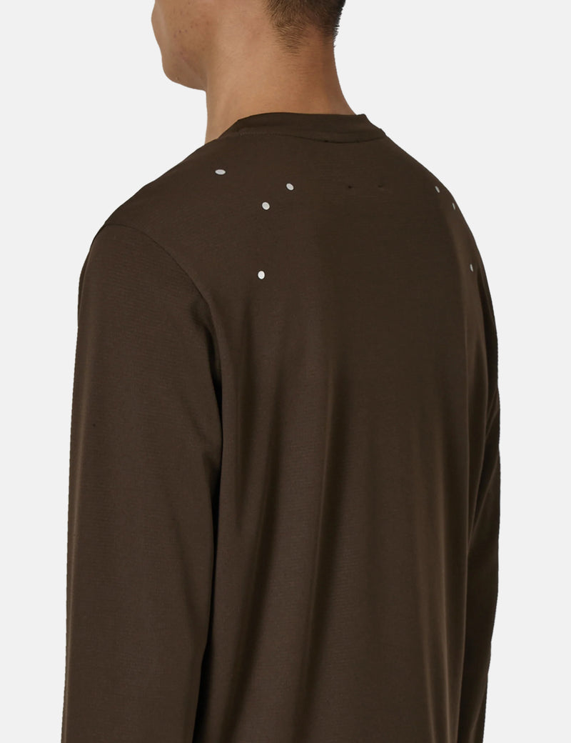ROA Fireflies Base Layer Fast Dry Long Sleeve - Brown