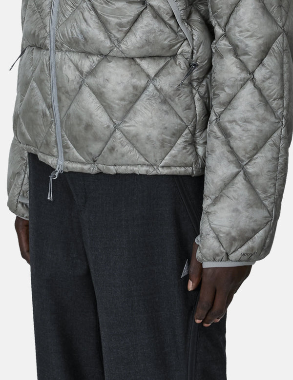 ROA Nuna 800 Fill Power Hooded Down Jacket - Silver Grey