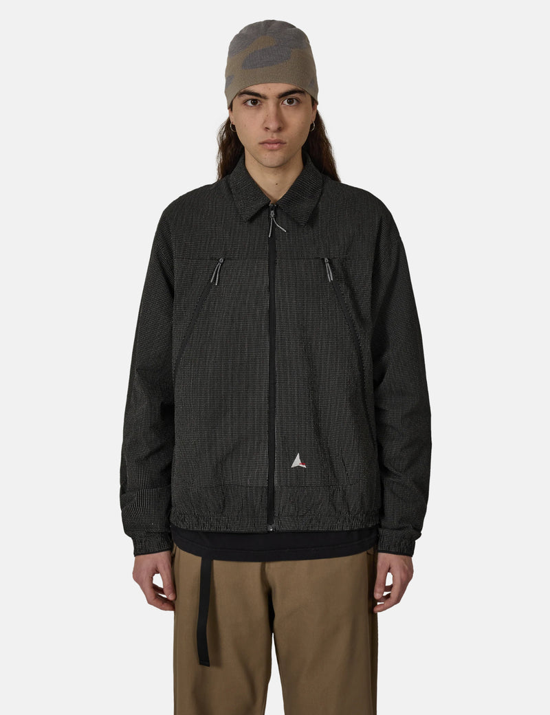 ROA Lamon Reinforced Technical Zip Up Shirt - Black
