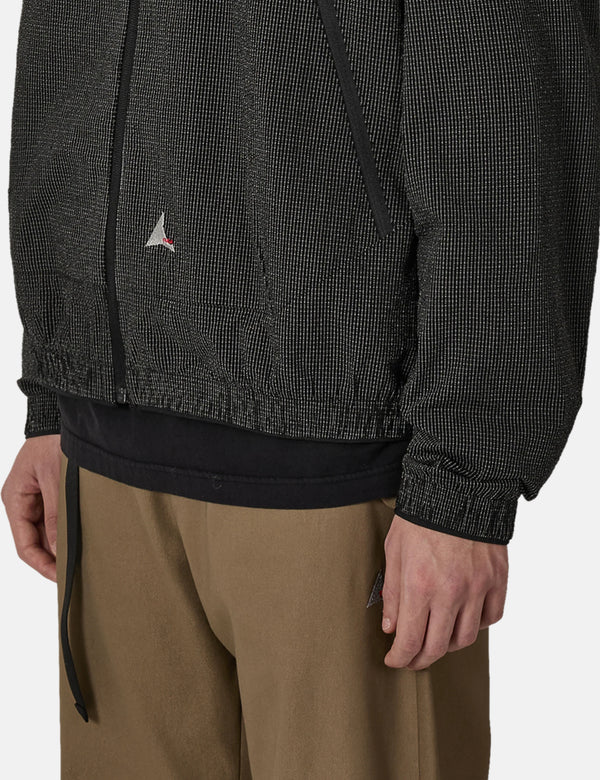 ROA Lamon Reinforced Technical Zip Up Shirt - Black