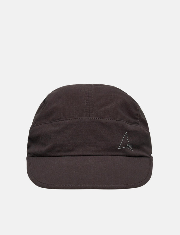 ROA Bri Open Weave Cap - Dark Brown