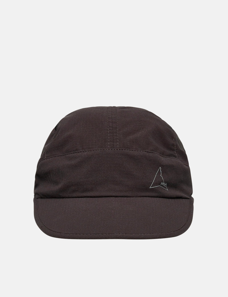 ROA Bri Open Weave Cap - Dark Brown