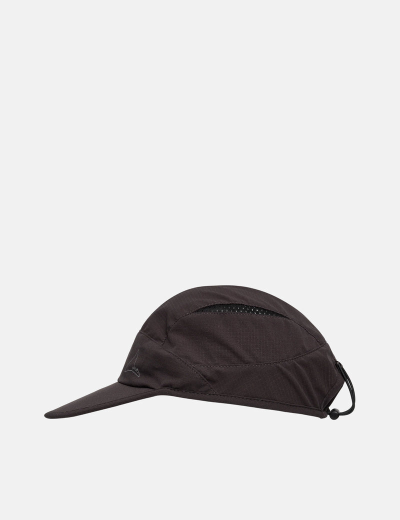 ROA Bri Open Weave Cap - Dark Brown