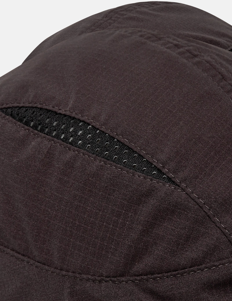 ROA Bri Open Weave Cap - Dark Brown