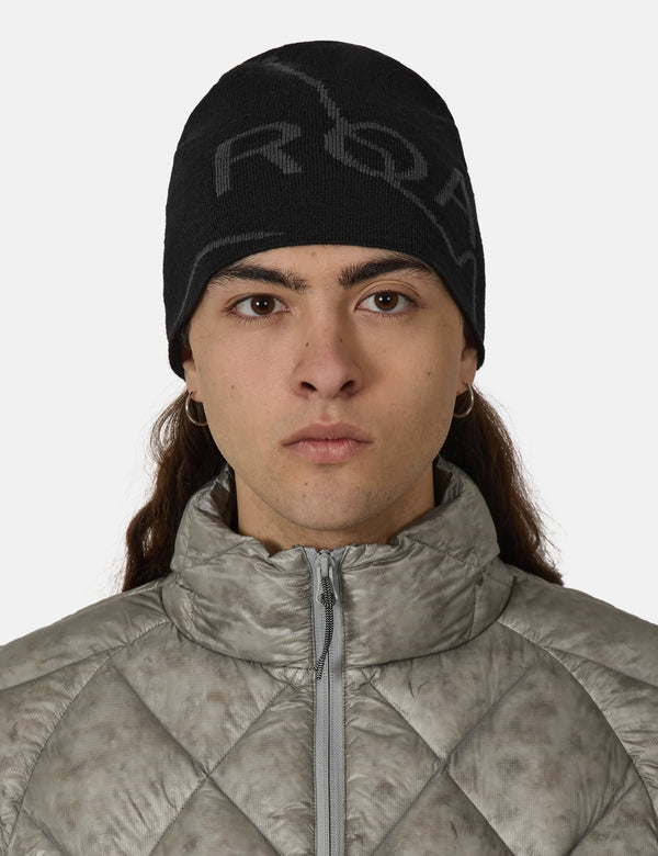 ROA Logo Wool Beanie - Black