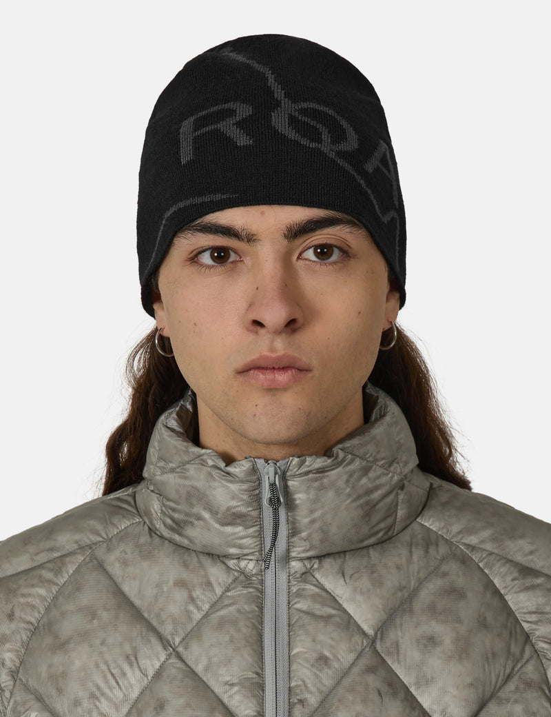 ROA Logo Wool Beanie - Black