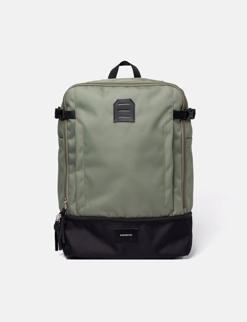 Sandqvist Alde Backpack (Recycled) - Multi Clover Green