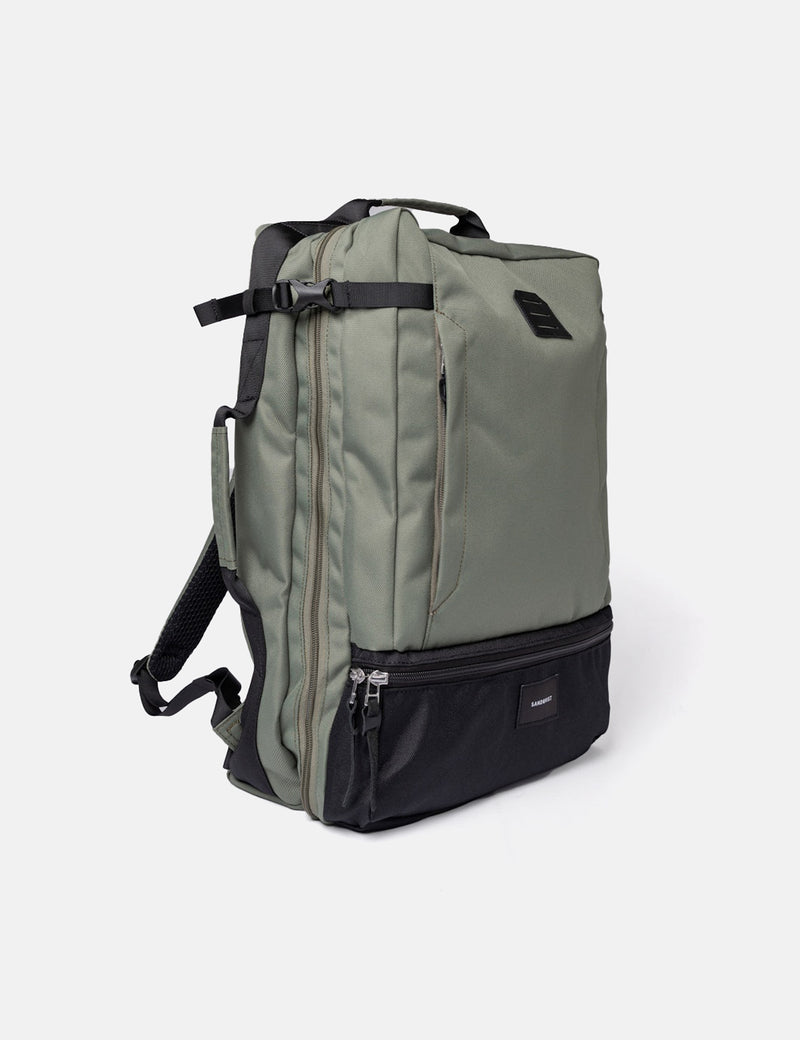 Sandqvist Otis Backpack (Recycled Poly) - Multi Clover Green