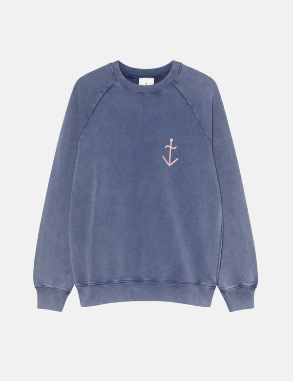 La Paz Cunha Logo Sweatshirt - Navy/Clay Logo