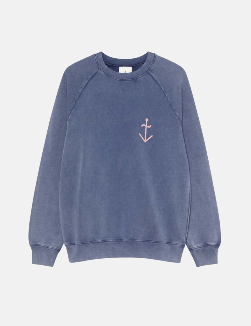 La Paz Cunha Logo Sweatshirt - Navy/Clay Logo