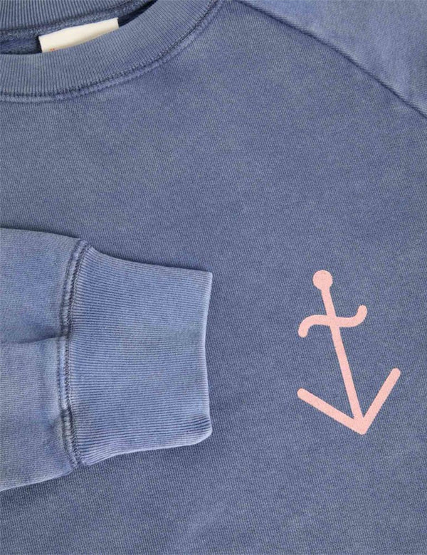 La Paz Cunha Logo Sweatshirt - Navy/Clay Logo