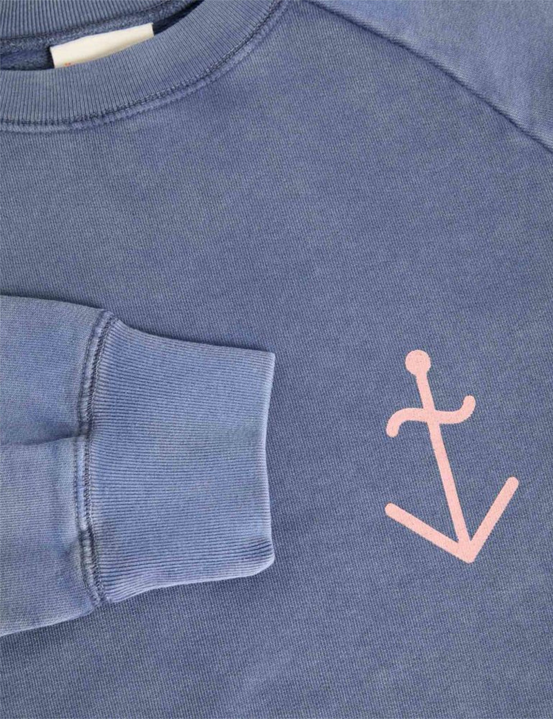 La Paz Cunha Logo Sweatshirt - Navy/Clay Logo