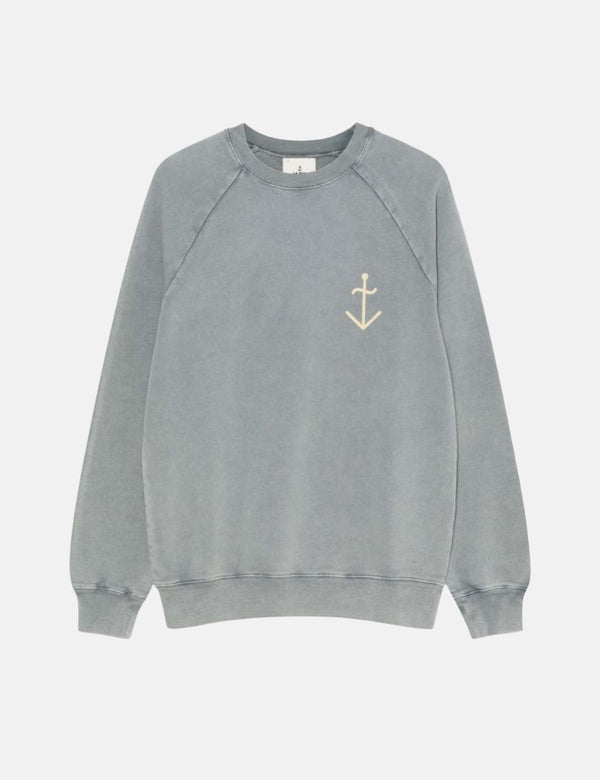 La Paz Cunha Logo Sweatshirt - Smoked Pearl/Pale Yellow