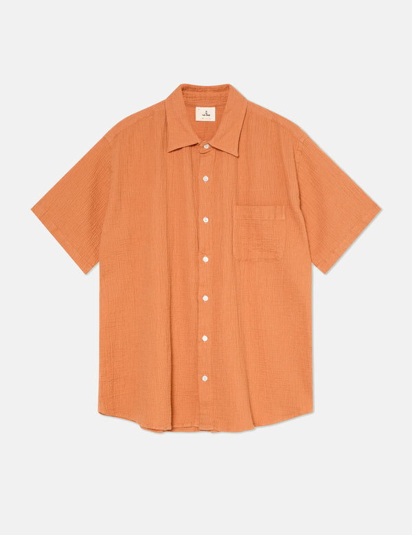 La Paz Roque Grandpa Baggy Shirt - Clay