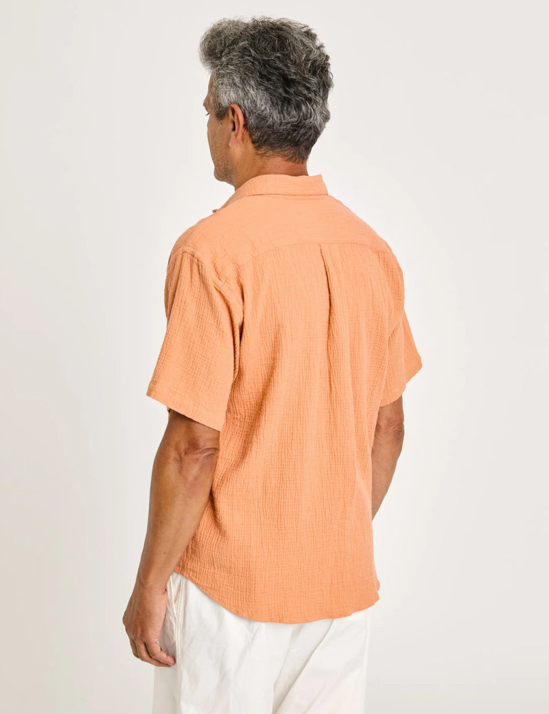 La Paz Roque Grandpa Baggy Shirt - Clay