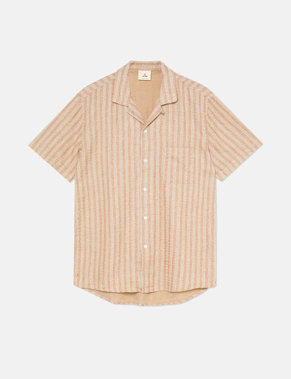 La Paz Silveira Panama Stripe Shirt - Clay