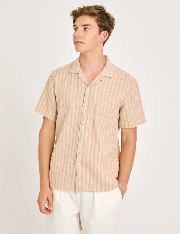 La Paz Silveira Panama Stripe Shirt - Clay