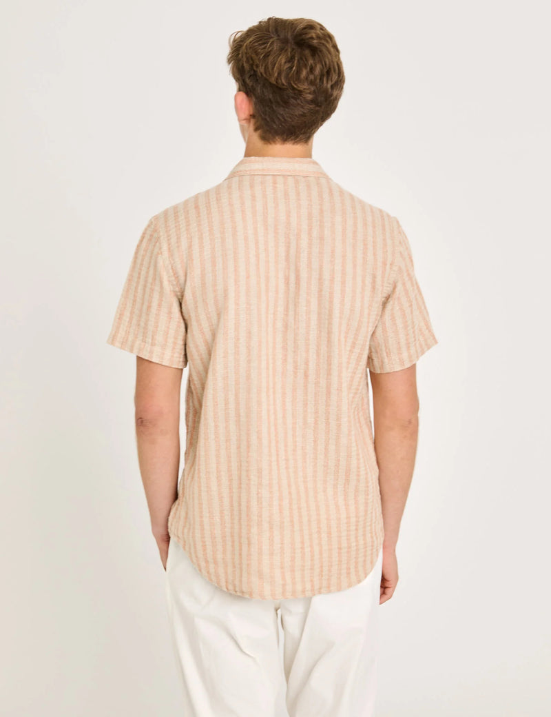 La Paz Silveira Panama Stripe Shirt - Clay