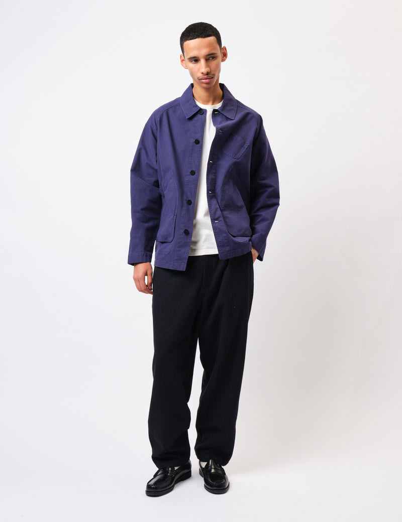 La Paz Mantero Expedition Canvas Jacket - Navy Blue