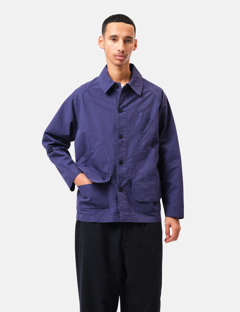 La Paz Mantero Expedition Canvas Jacket - Navy Blue