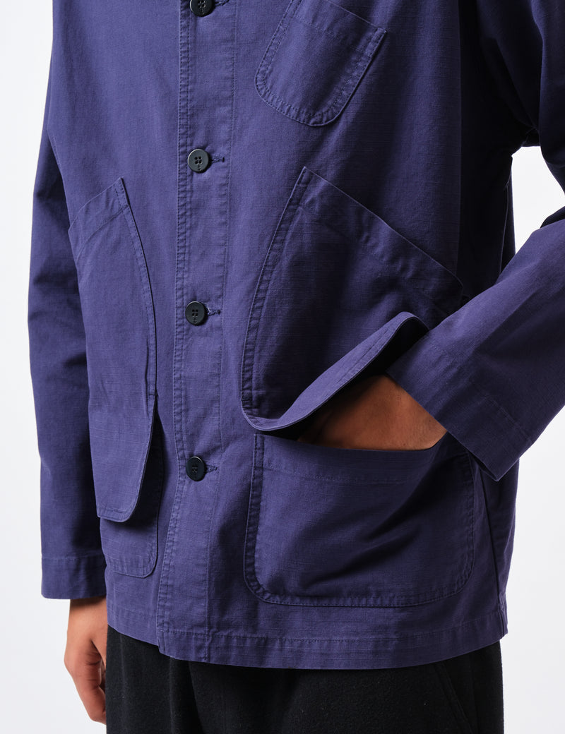 La Paz Mantero Expedition Canvas Jacket - Navy Blue