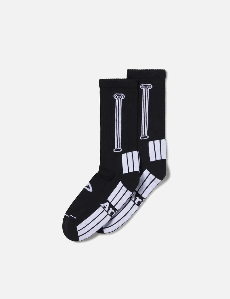 Aries Column Socks - Black