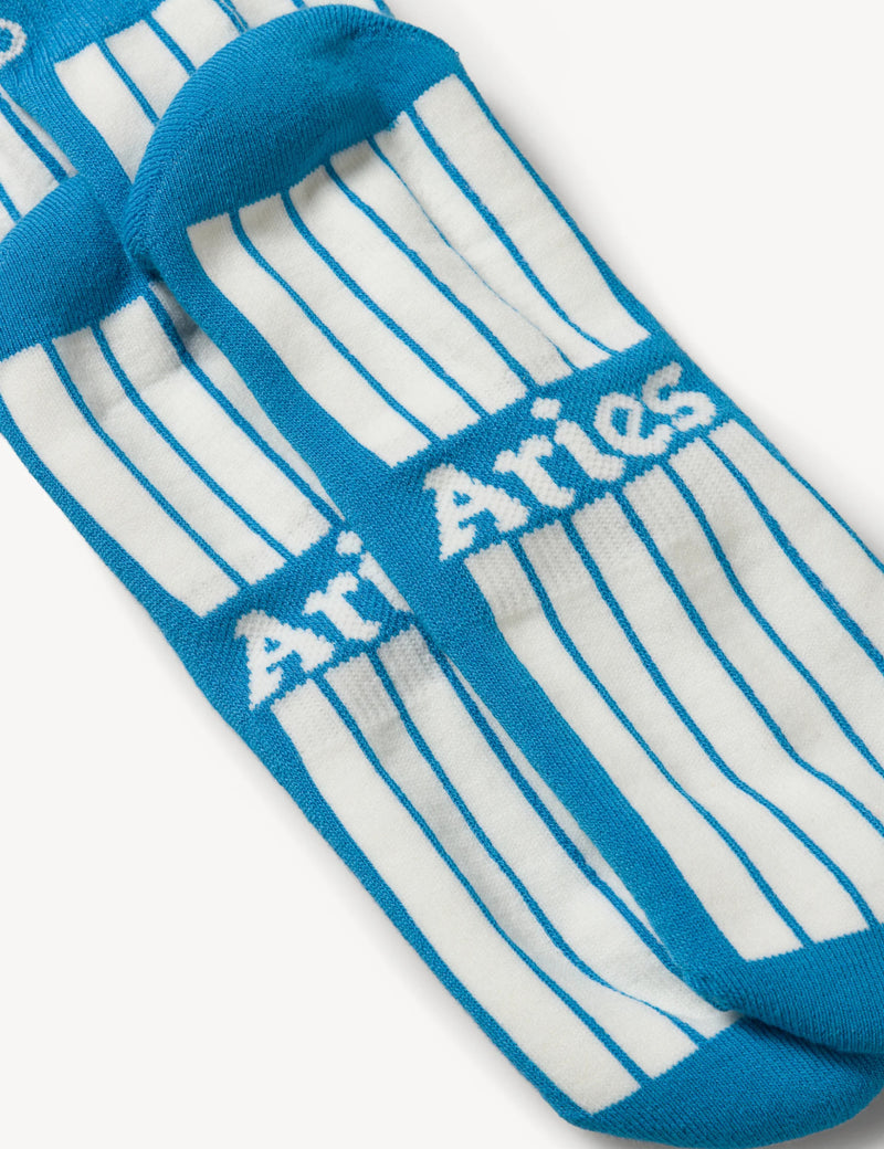 Aries Column Socks - Light Blue