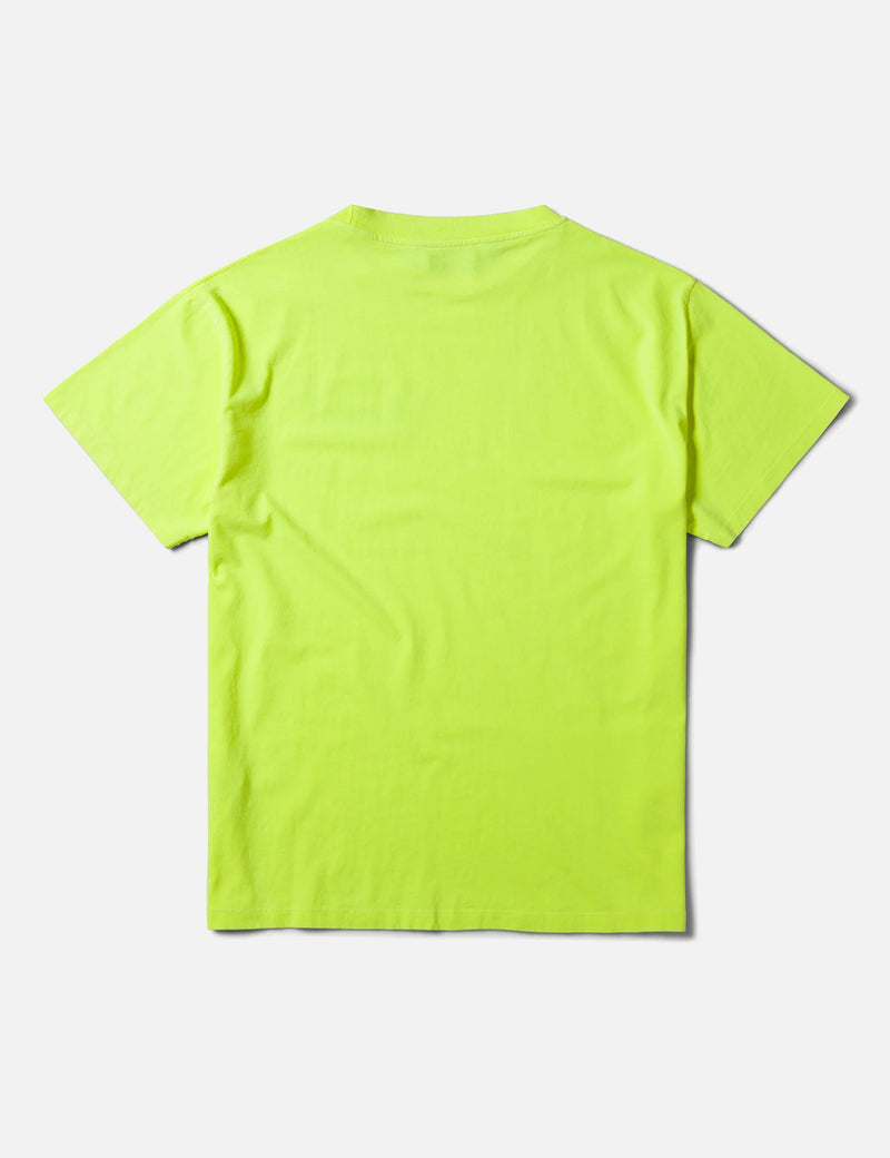 Aries Temple T-Shirt - Fluoro Yellow