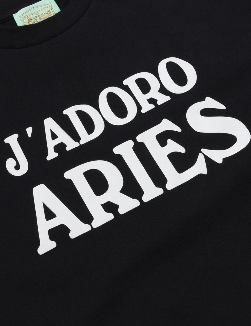 Aries J'Adoro Aries T-Shirt - Black