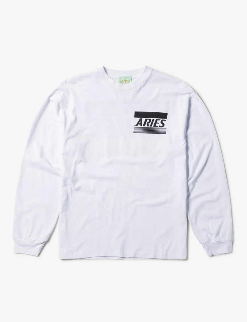Aries Credit Card Long Sleeve T-Shirt - White