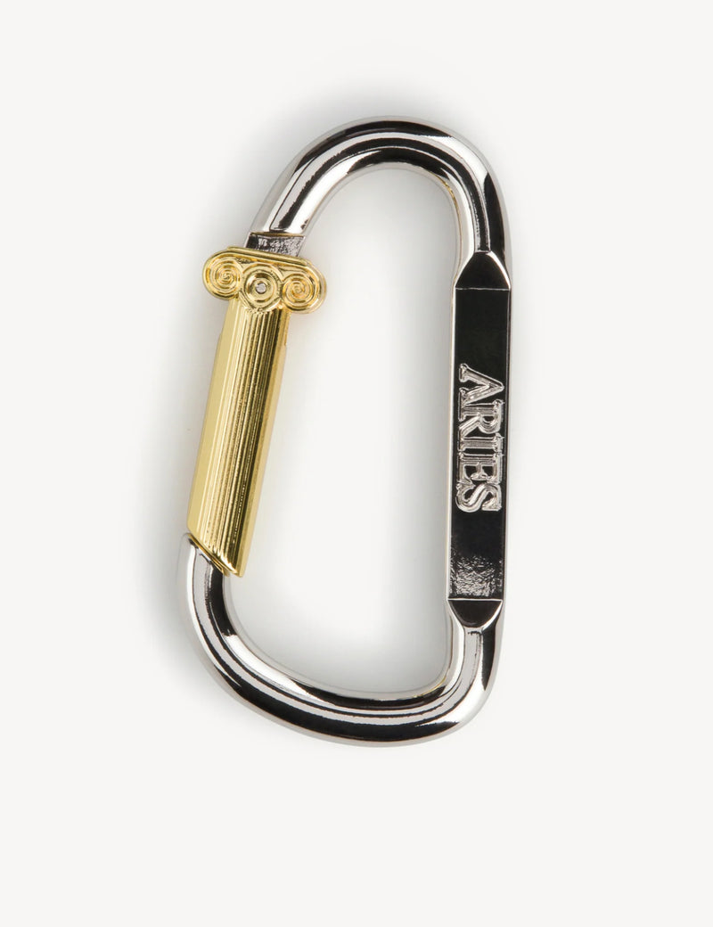 Aries Column Carabiner - Silver/Gold