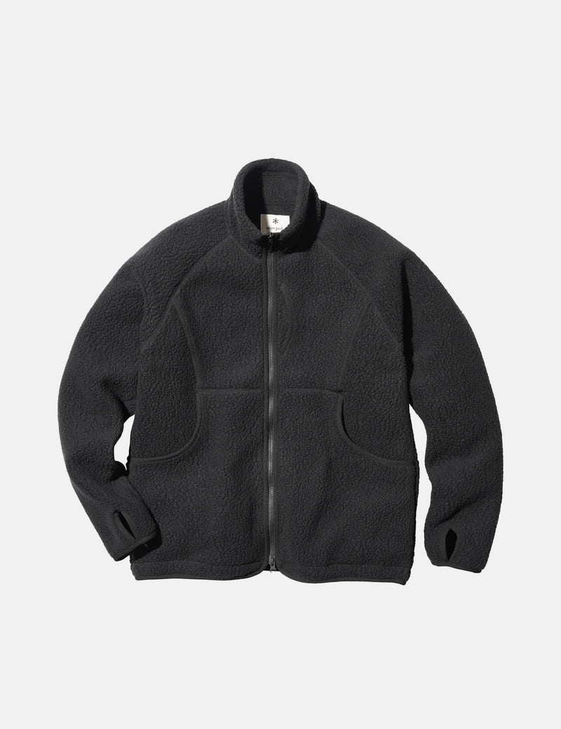 Snow Peak Thermal Boa Fleece Jacket - Black