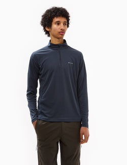 Snow Peak Power Dry Half Zip Pullover - Midnight Blue