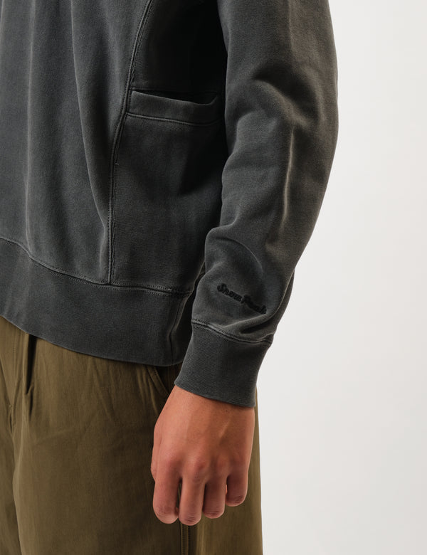 Snow Peak Garment Dyed Pullover - Charcoal Grey