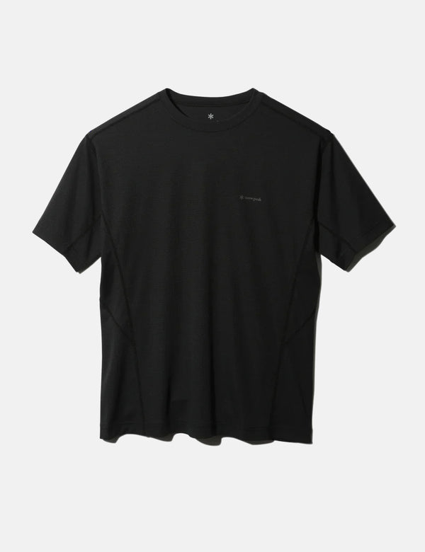 Snow Peak Pe Power Dry T-Shirt - Black