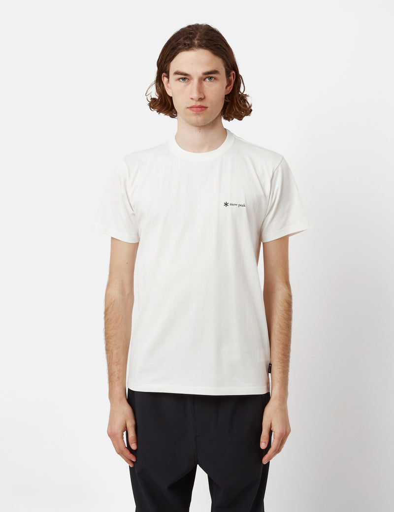 Snow Peak SP Logo T-Shirt - White