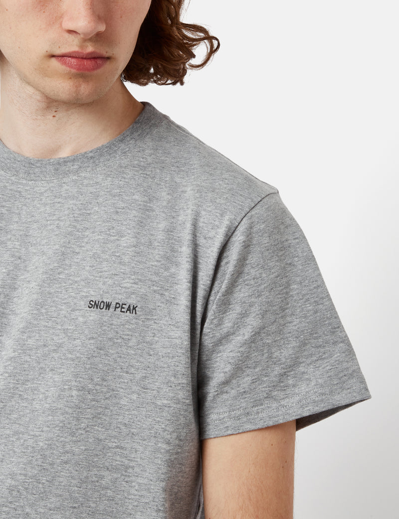 Snow Peak Ropework T-Shirt - Grey