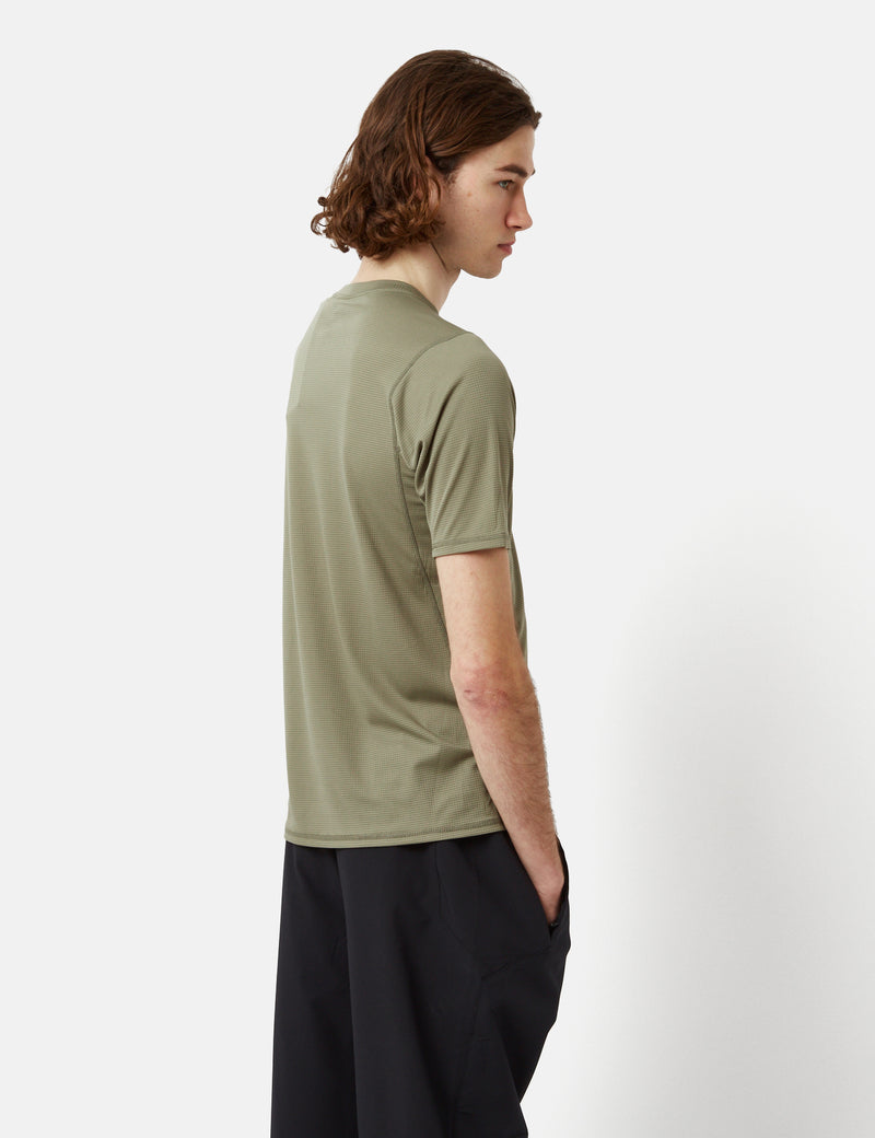 Snow Peak Power Dry T-Shirt - Khaki Brown