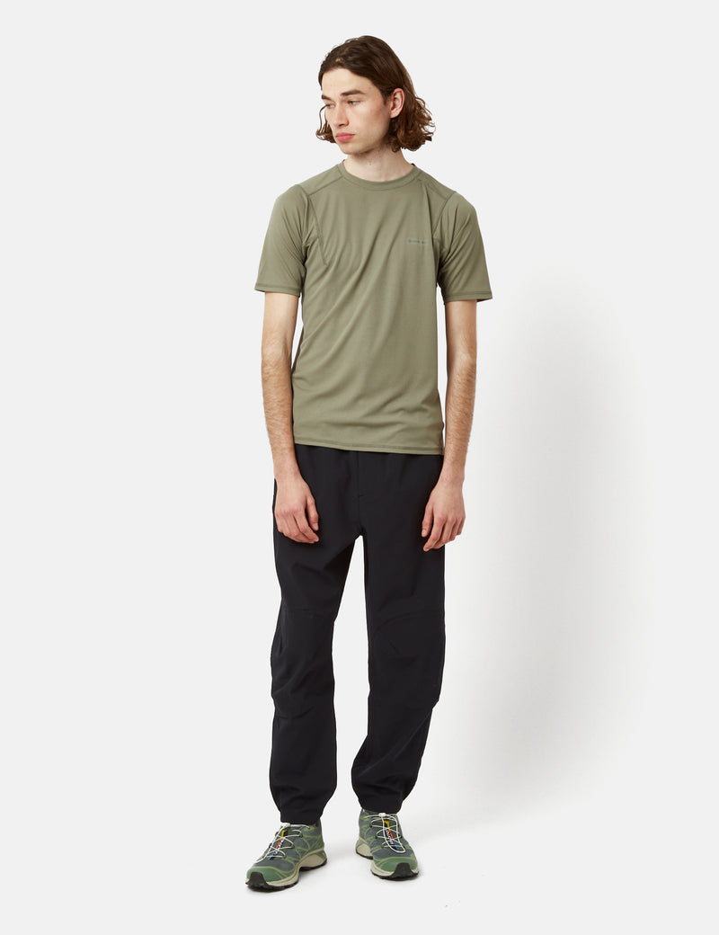 Snow Peak Power Dry T-Shirt - Khaki Brown