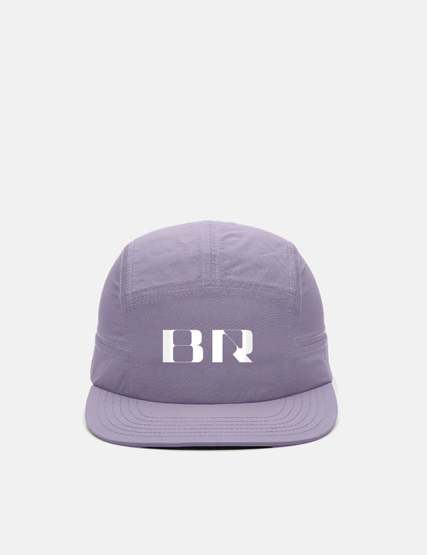Bandit Blocked "BR" Nylon Run Cap - Light Thistle