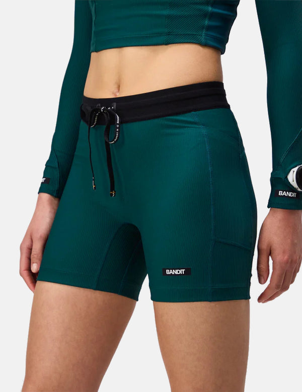 Bandit Cadence 5" Women's Compression Shorts - Pine