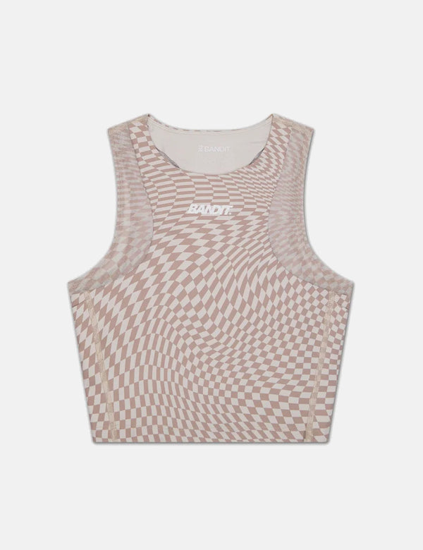 Bandit Women's Stamina Race Crop - Chalk w/ Cocoa