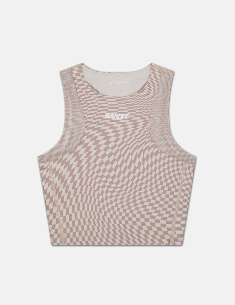 Bandit Women's Stamina Race Crop - Chalk w/ Cocoa
