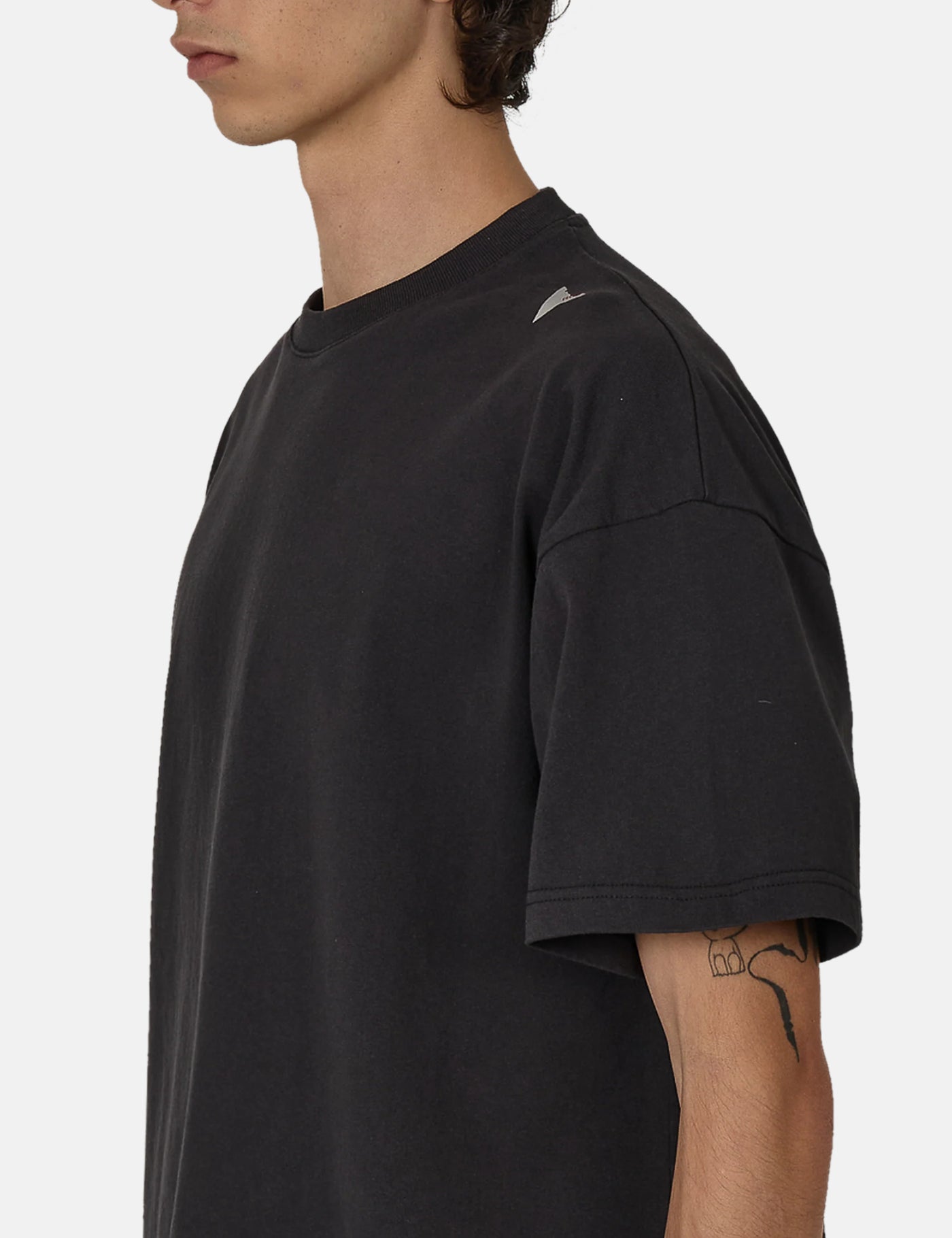 ROA Logo T Shirt - Washed Black | Article