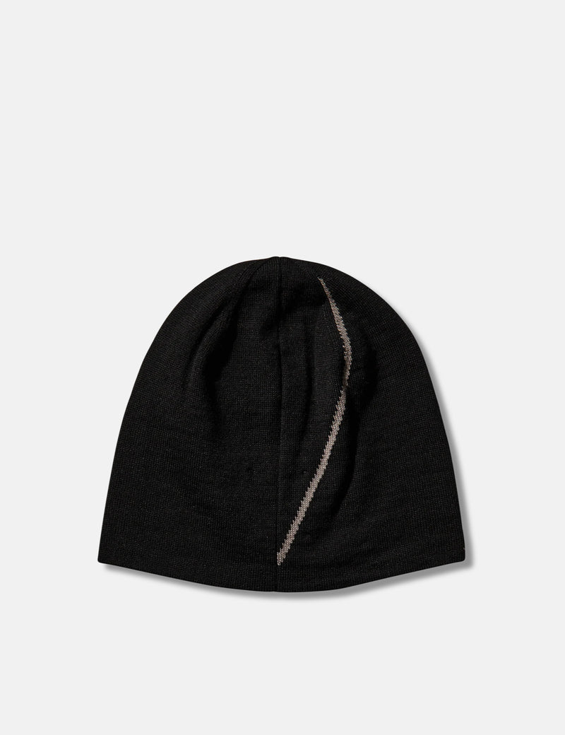 ROA Logo Wool Beanie Hat - Black | Article.